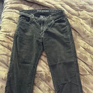 Black Dockers Corduroy. 34/32